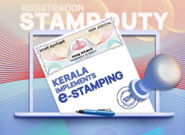 Kerala- First state to introduce e-stamping Kerala has implemented complete e-stamping service in the area of ​​registration