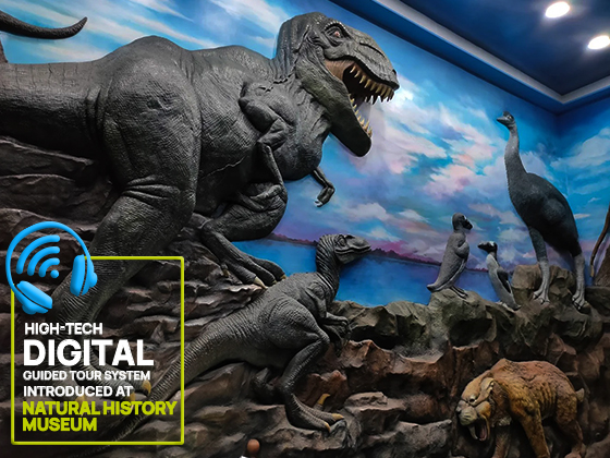 Natural History Museum goes high-tech: Digital guided tour in four languages